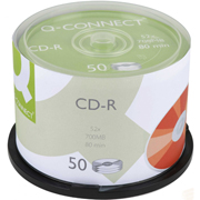 Q-CONNECT CD-R GRABABLE 700MB 52X SPINDLE 50-PACK KF00421